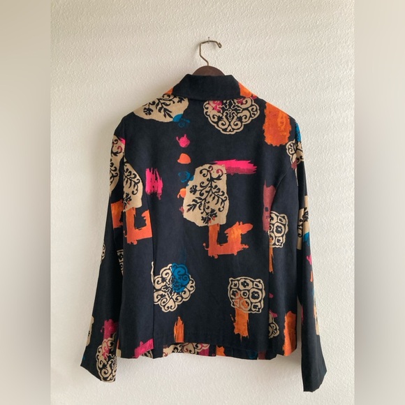 Briggs New York Multicolor Abstract Jacket - Picture 7 of 7